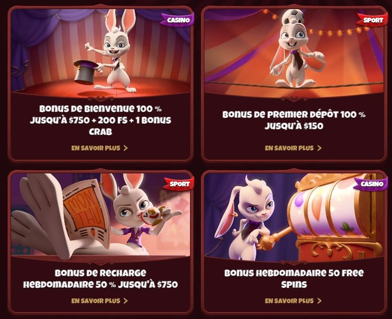 Meilleur magius casino promotions à France