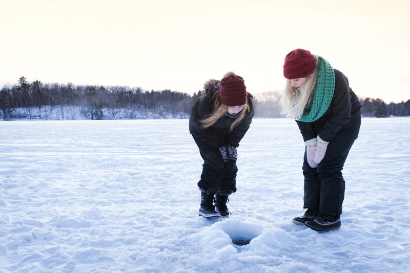 Ice fishing live in United Kigdom